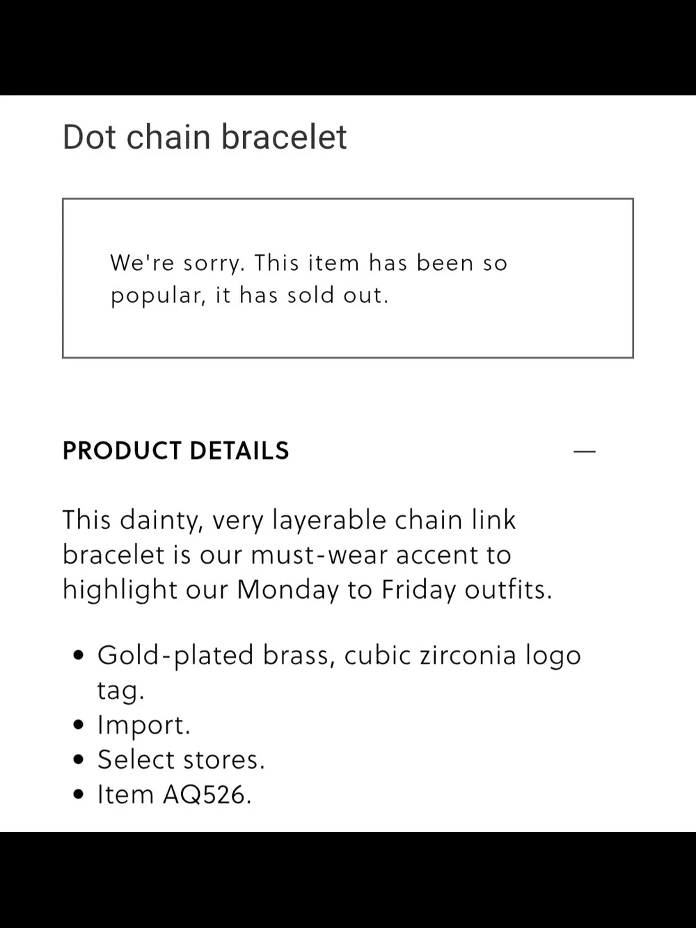 J Crew Gold Dot Chain Set Necklace & Bracelet - Picture 9 of 9